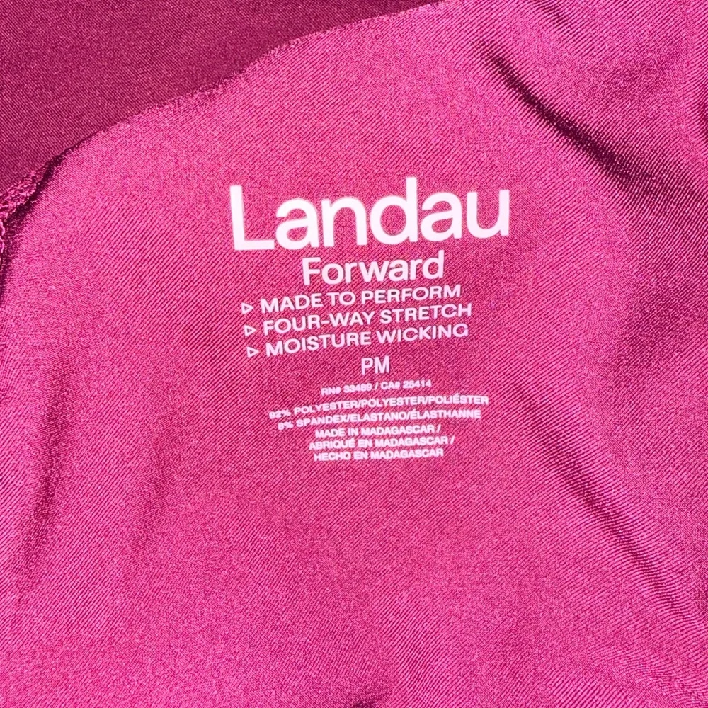 Landau Magenta Scrub Set - Picture 3 of 3